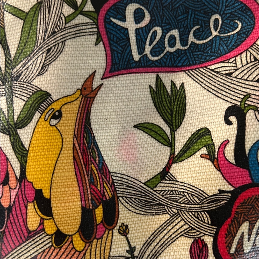 Sakroots Peaceful Birds Crossbody Bag - Picture 3 of 3